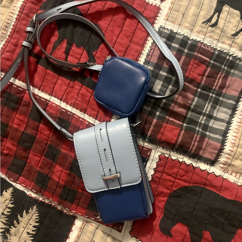 No Boundaries Blue Crossbody Bag Set
